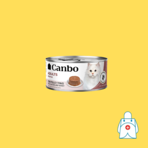 CANBO LATA GATO ADULTO CON POLLO Y SALMON